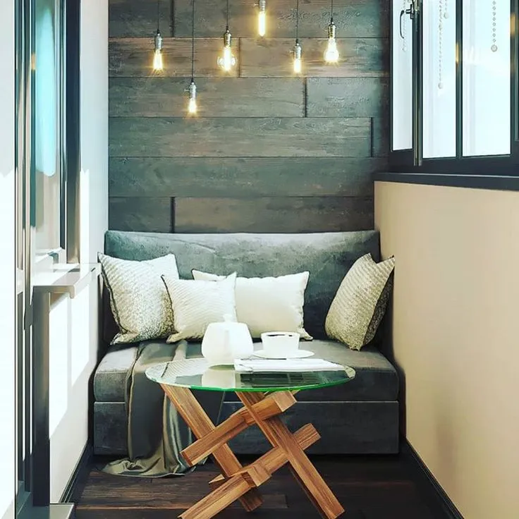 Светлые идеи для балкона