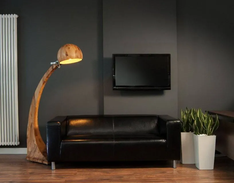 Трансформация пространства напольный светильник