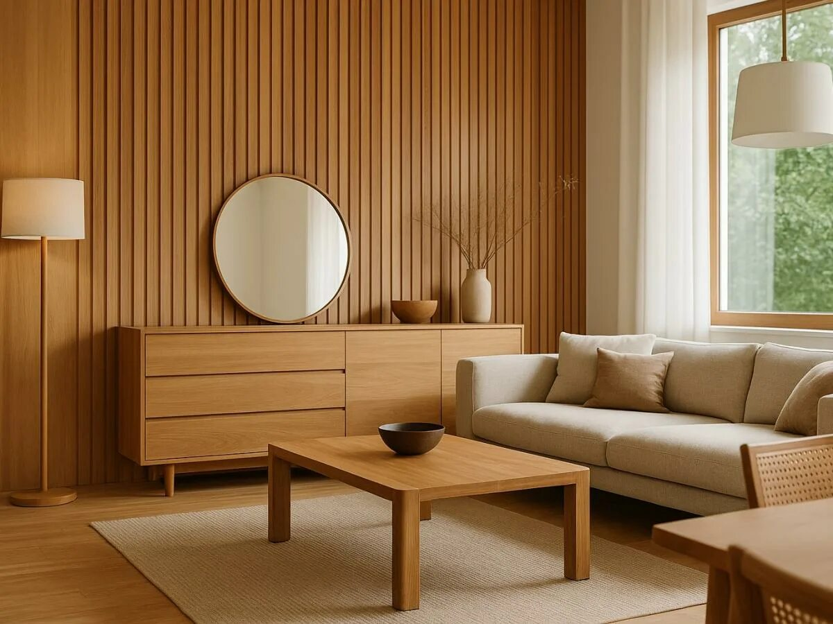 Натуральный акцент в современном пространстве